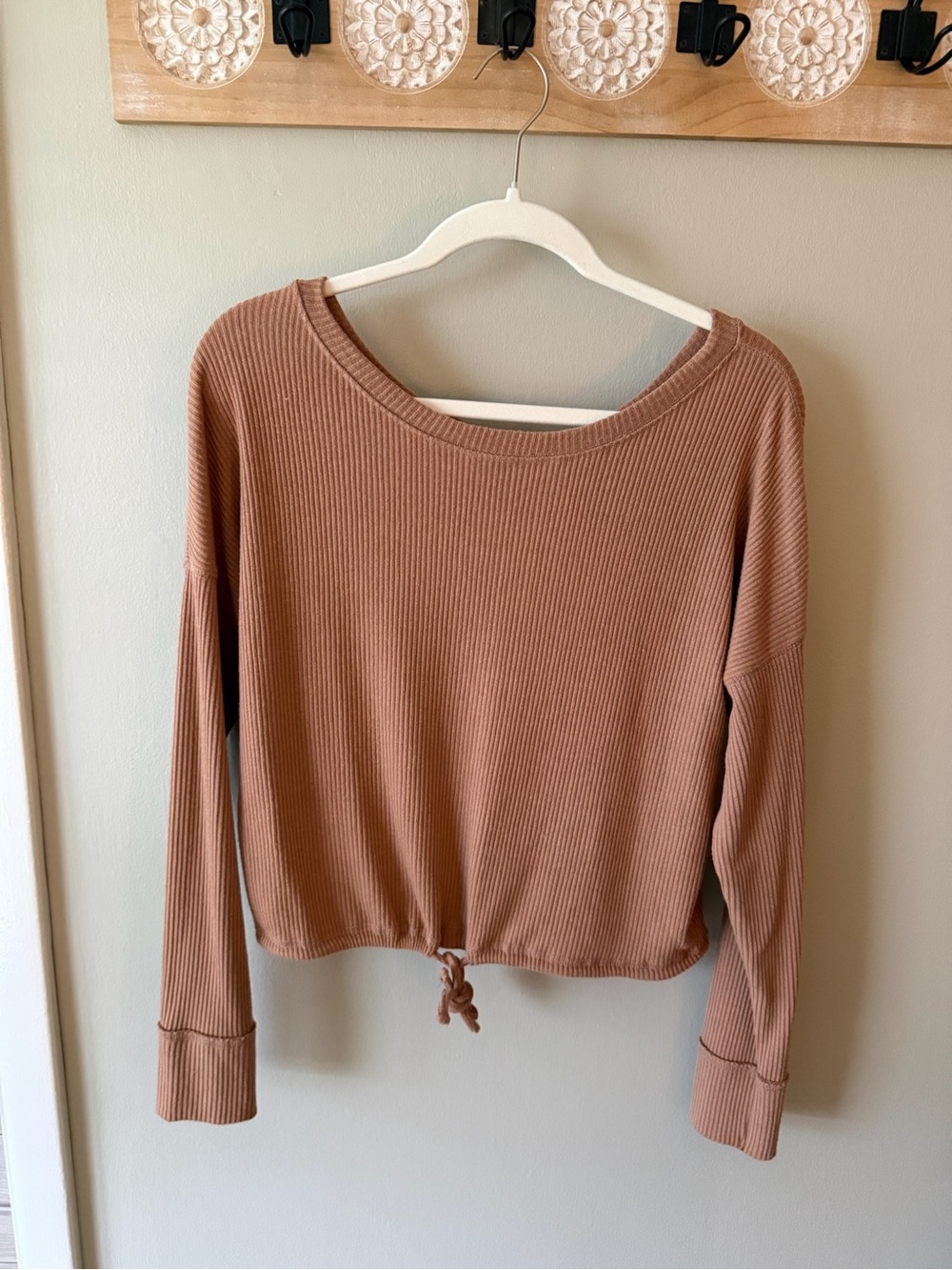 abercrombie & fitch ribbed long sleeve